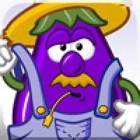 Mr. Veggie Head - Eggplant Farmer John