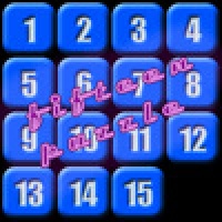 Fifteen Puzzle Blue