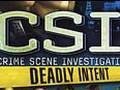 CSI: Deadly Intent (Xbox 360)