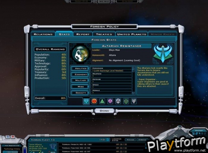 Galactic Civilizations II: Endless Universe (PC)