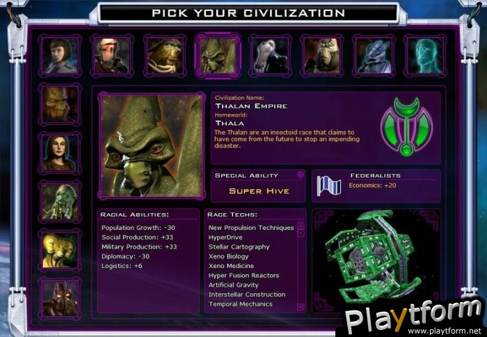 Galactic Civilizations II: Endless Universe (PC)