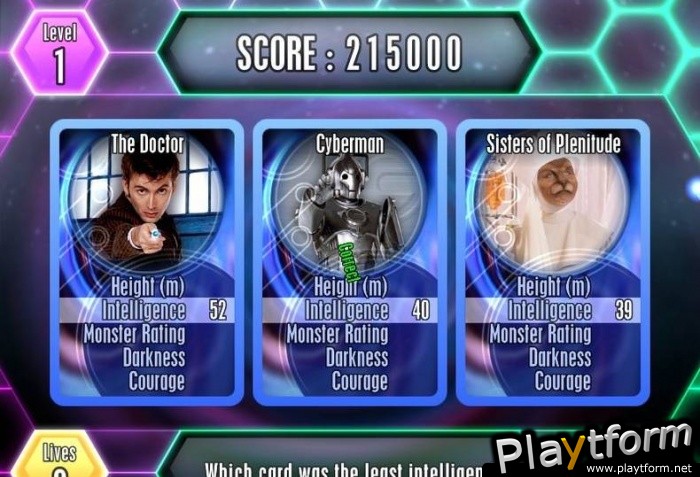 Top Trumps: Dr. Who (PlayStation 2)