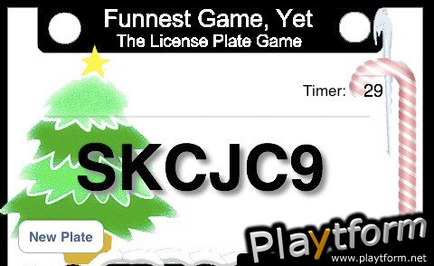 The License Plate Game (iPhone/iPod)