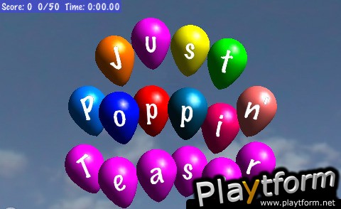 Just Poppin', Teaser (iPhone/iPod)