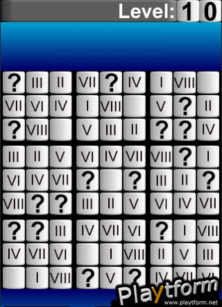 aaah! a Roman CSudoku (iPhone/iPod)