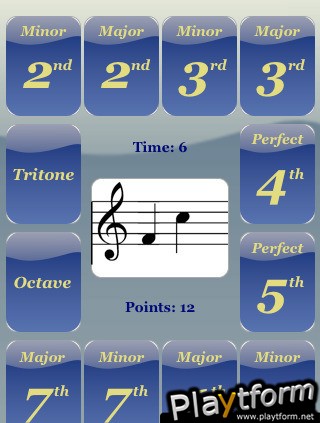 Sheet Music Intervals (iPhone/iPod)