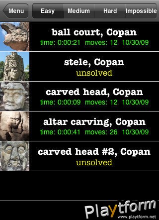 aQ's Slider Puzzle: the Maya (iPhone/iPod)