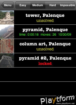 aQ's Slider Puzzle: the Maya (iPhone/iPod)