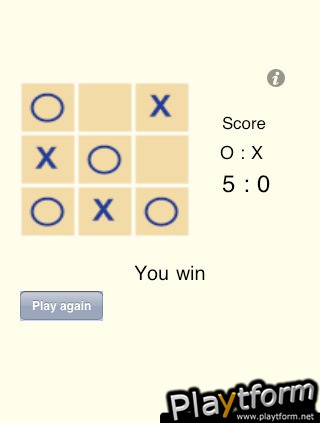 Tic Tac Toe Game (iPhone/iPod)