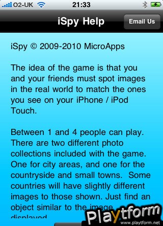 iSpy - The Exciting On-the-go Travel Game (iPhone/iPod)