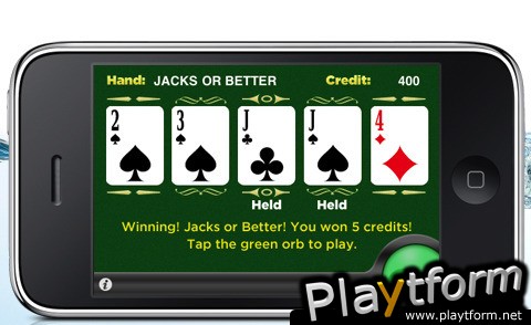 Video Poker: Jacks or Better (iPhone/iPod)