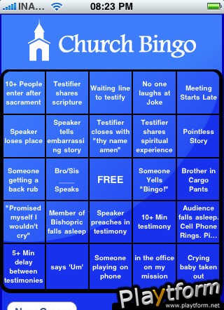 Church Bingo (iPhone/iPod)