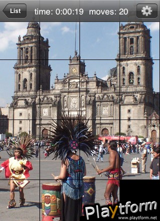 aQ's Slider Puzzle: iLove Travel (iPhone/iPod)