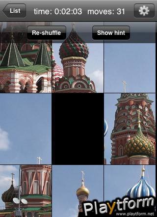 aQ's Slider Puzzle: iLove Travel (iPhone/iPod)