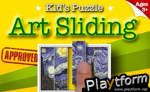 Kid's art puzzle: sliding slices! (iPhone/iPod)