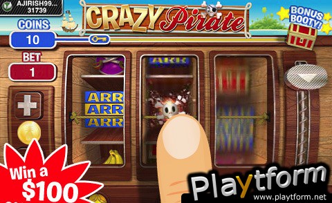 Crazy Pirate Slots (iPhone/iPod)