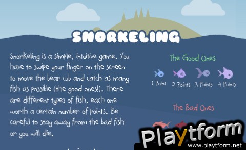 Snorkeling - The Game (iPhone/iPod)