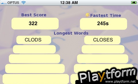 Speed Scrabble (iPhone/iPod)