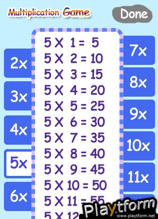 Brain Challenge (Multiplication) (iPhone/iPod)