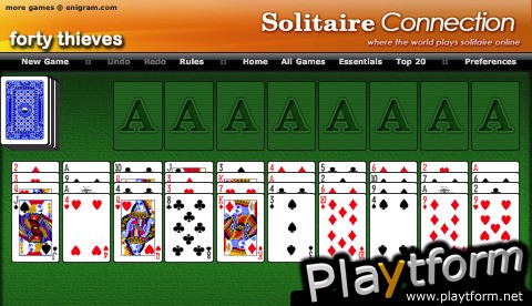 Forty Thieves - Solitaire Connection (iPhone/iPod)