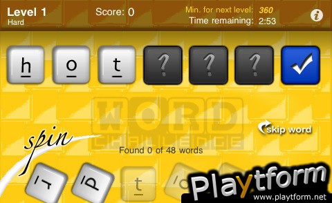 Beba Word Challenge (iPhone/iPod)