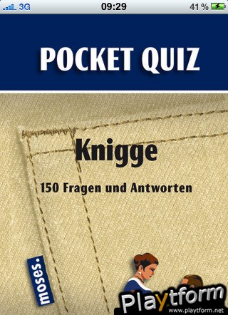 Pocket Quiz: Knigge (iPhone/iPod)