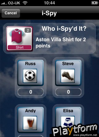 i-Spy Football Stuff (iPhone/iPod)