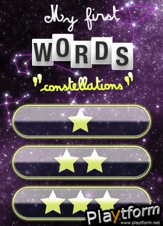 My first words: Constellations (iPhone/iPod)