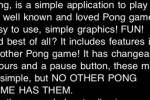 Pong - Reinvented (iPhone/iPod)