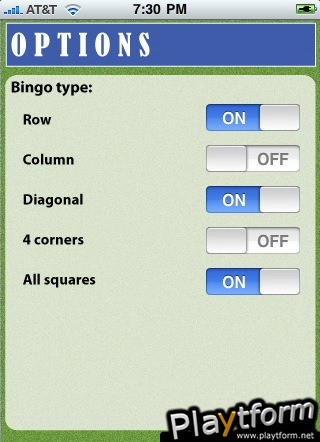 Football Bingo (iPhone/iPod)