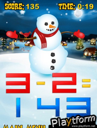 Snowman Math Santa's Village (iPhone/iPod)