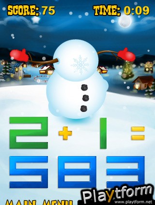 Snowman Math Santa's Village (iPhone/iPod)