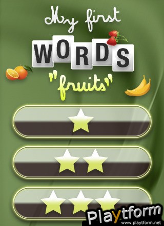 My first words: Fruits (iPhone/iPod)