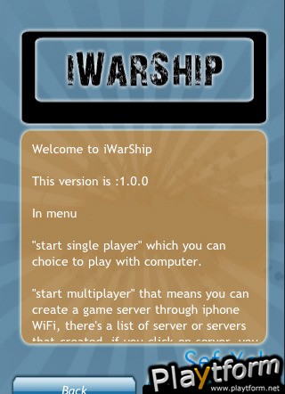 iWarShip (iPhone/iPod)