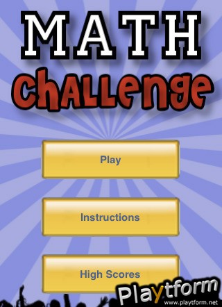 Math Challenge (iPhone/iPod)