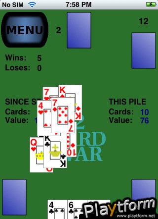 2 Card War (iPhone/iPod)