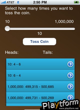 Coin Tossup (iPhone/iPod)