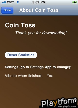 Coin Tossup (iPhone/iPod)