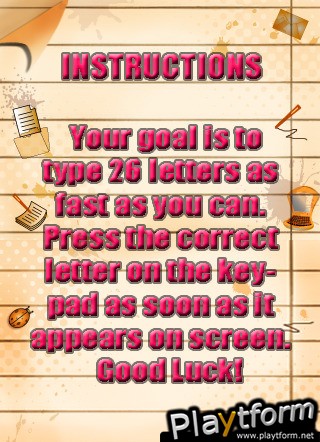 Typing Test (iPhone/iPod)