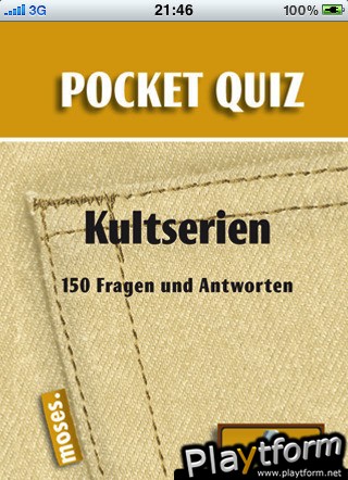 Pocket Quiz: Kultserien (iPhone/iPod)