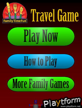 Family Travel Game (iPhone/iPod)