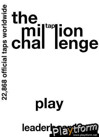 Million Tap Challenge (iPhone/iPod)