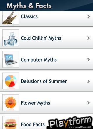 Myths and Facts: The Game (iPhone/iPod)