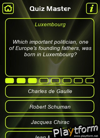 Europe Trivia Quiz (iPhone/iPod)