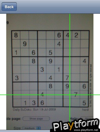 Sudoku Scanner (iPhone/iPod)