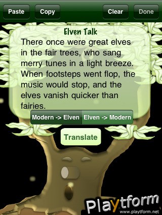 Elven Talk (iPhone/iPod)