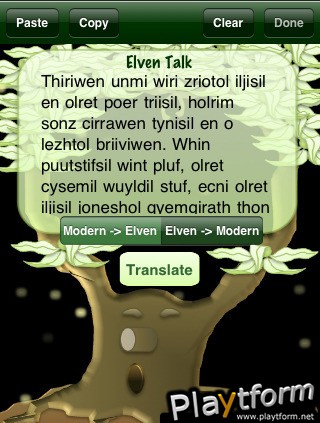 Elven Talk (iPhone/iPod)