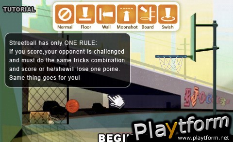 Streetball-A Free Style Basketball Game (iPhone/iPod)