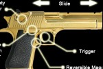 AAA rgDesert Eagle 50AE Gold : Real Guns (iPhone/iPod)