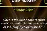 Literature Trivia Quiz (iPhone/iPod)